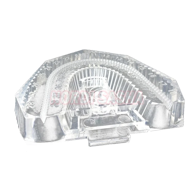 

30 Pcs Disposable Plastic Dental Mold Base Denture Tray Dental Lab Sectioned Base Kit Transparent Clear Dental Mold Base