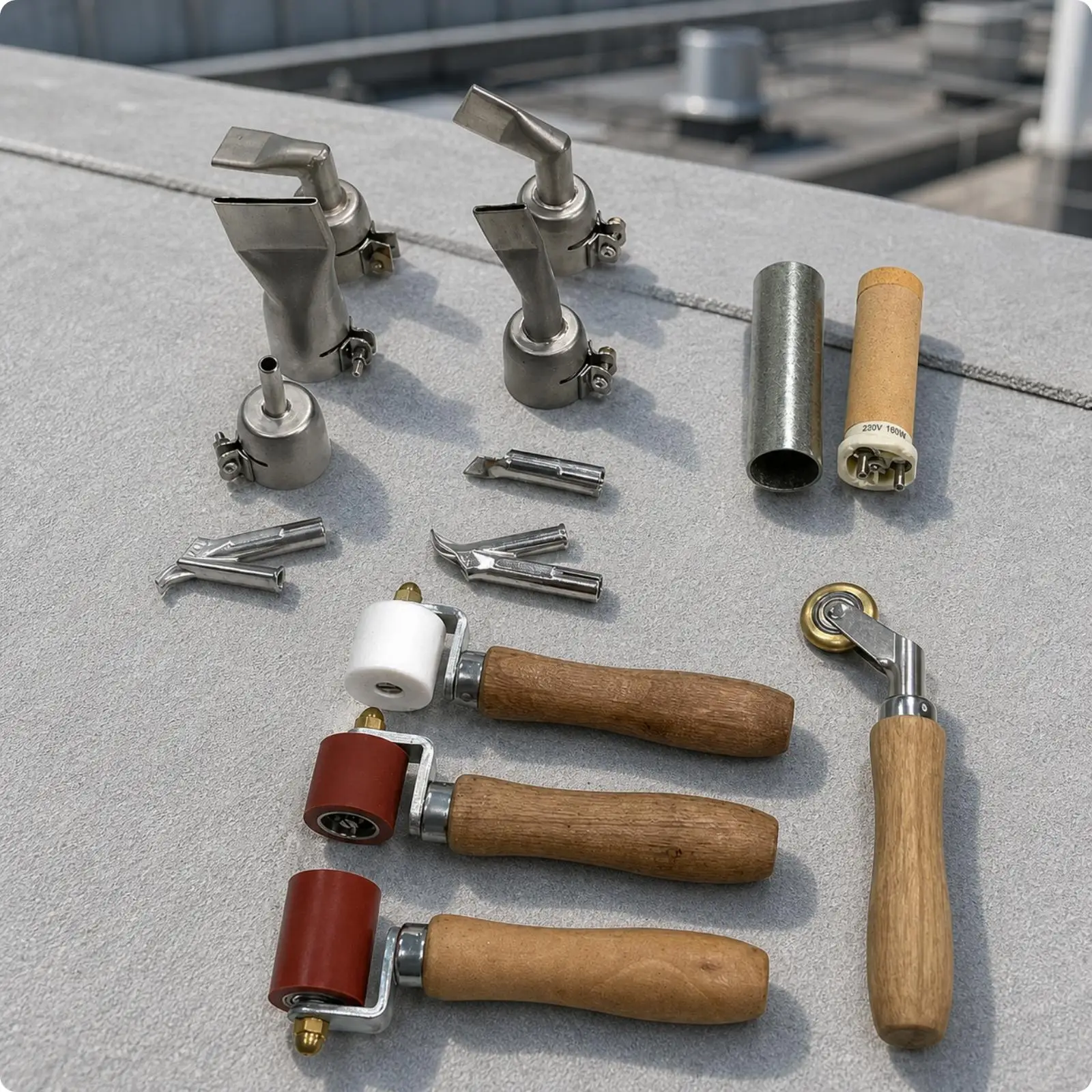 Heat-Joining Accessories Hand-Operated for Roof Waterproofing Professionals