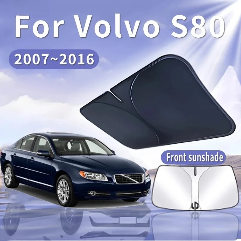 

Для Volvo S80 2007 ~ 2016 2008, солнцезащитный козырек на лобовое стекло, теплоизоляция, летнее охлаждение, автоаксессуары, складной автомобильный солнцезащитный козырек