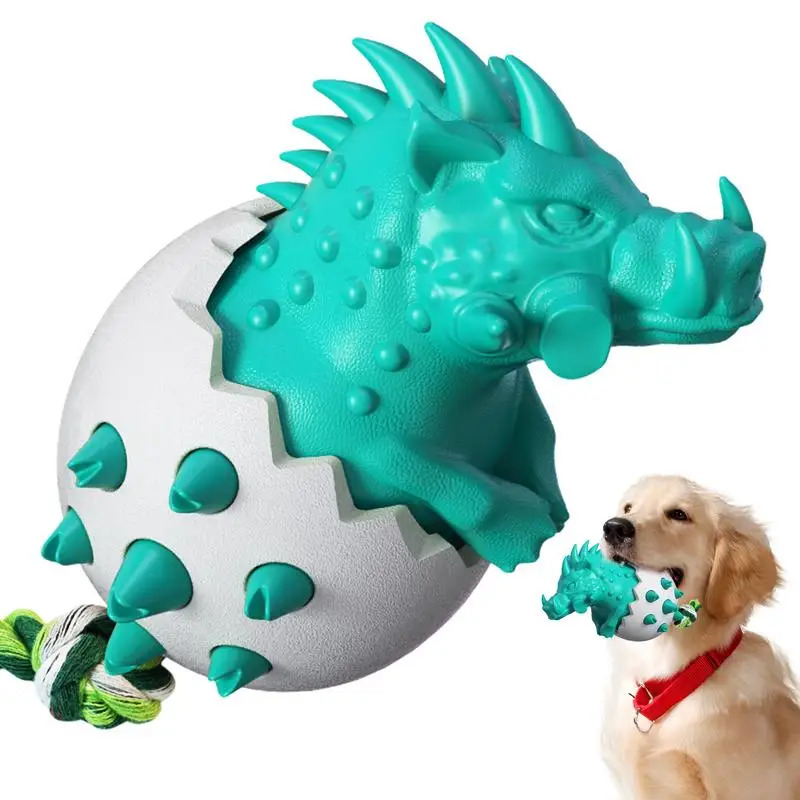 Interactive Dog Toys Puppy Teether Chew Toy With Wild Boar Shape Dog Teeth Cleaning Toys Dog Bone Toy For Teething Teeth