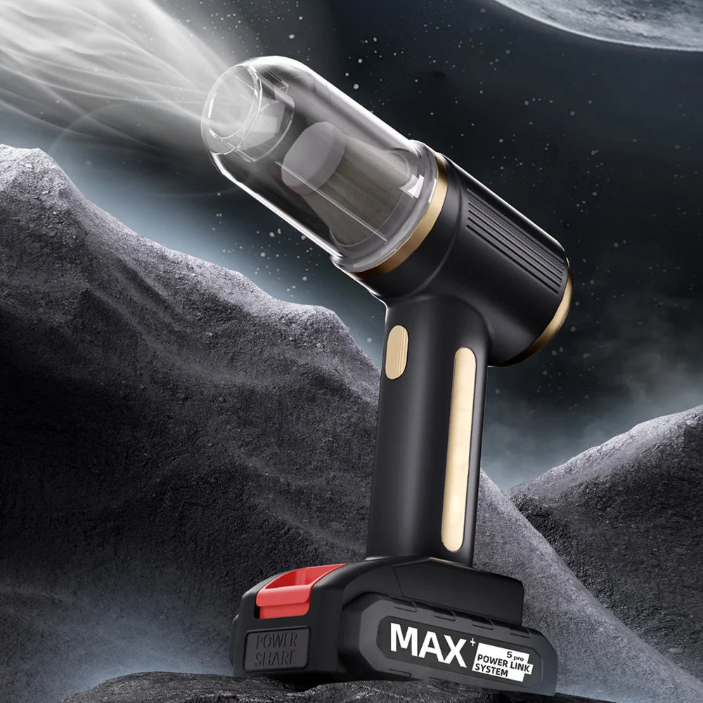 [19000Pa hurricane suction] 4-in-1 car-mounted cordless vacuum cleaner, high-power handheld portable
