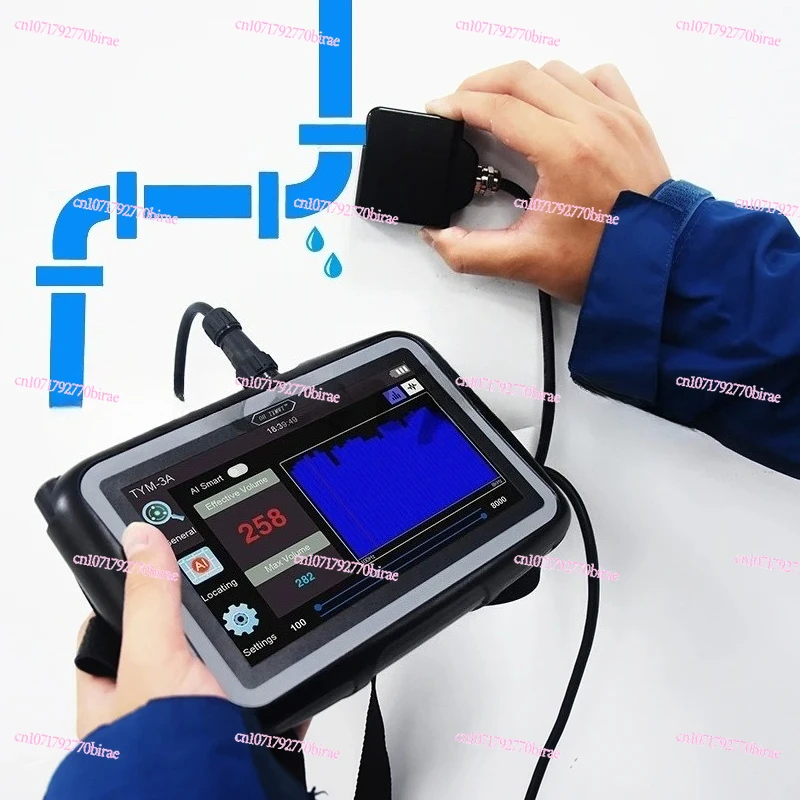 

NEW Pipelines Water Leak Detector Plumber PQWT TYM-A Series Underground and Walls Pipes Leakage Detection Acoustic Device