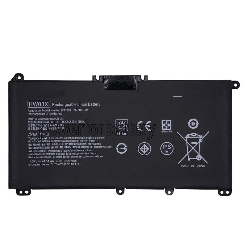 

For 17t-cn000 17.3 inch new laptop battery HWO3XL HW03XL L97300-005 L96887-1D1-