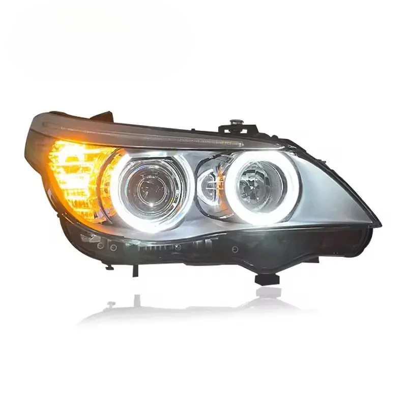 BMW 5 Series E60 Headlights Assembly 2003-2010 Modified LED Headlamp Car Front Lights Lighting System Accessories