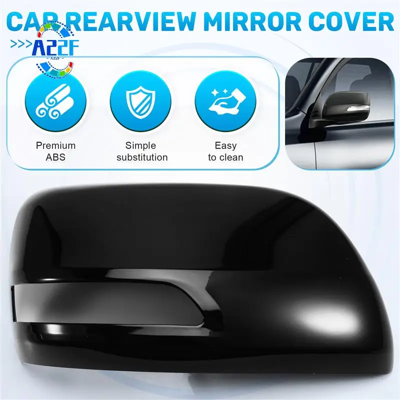 

A22F-Car Rearview Mirror Cover Door Mirror Shell For Toyota Prado 2009-2020 Side Rear View Mirror Cover