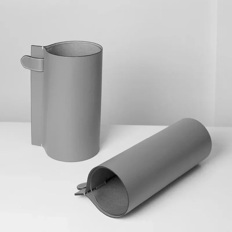 مزهرية زجاجية جلدية فاخرة وخفيفة الوزن لزراعة الزهور المائية، مكتب مبيعات غرفة نموذجية، زينة منزلية