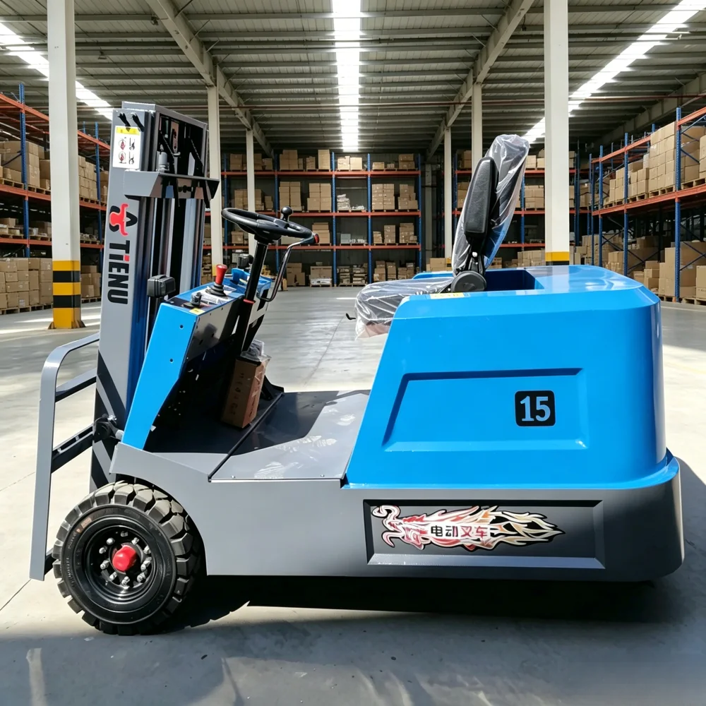 Customized 1.2Ton Electric Forklift 1Ton to 3Ton Forklift Truck Three-Wheel Electric Forklift with Attachment