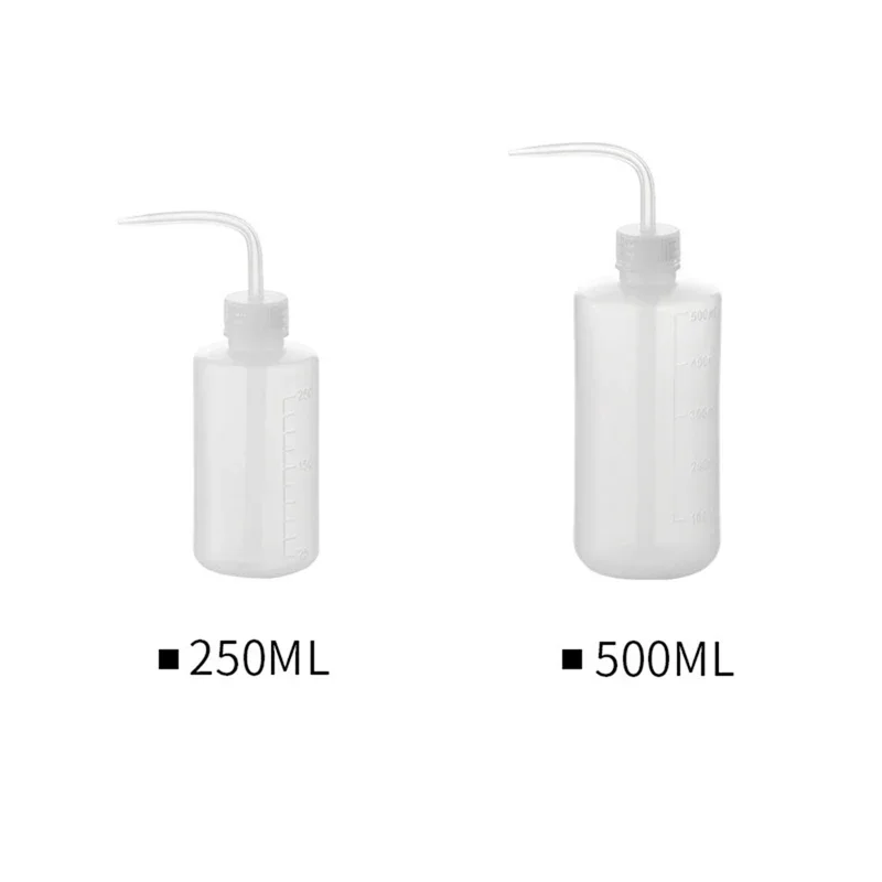 1Pc 250/500ML Plastic Squeeze Type Watering Bottle Succulent Plant Flower Water Can with Long Curved Nozzle Beak Dropper