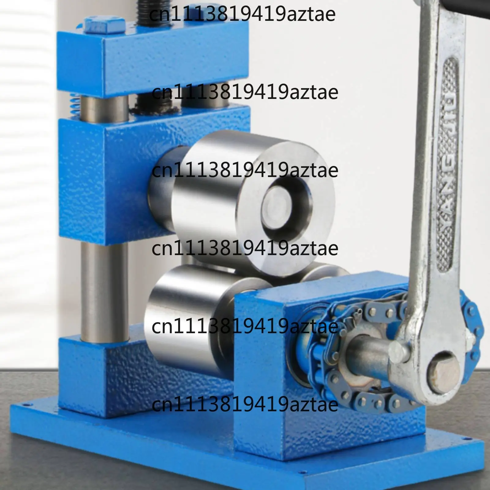 Small Manual Jewelry Rolling & Ring Bending Machine Gold Silver Bracelet Circle Shaping Processing Tool