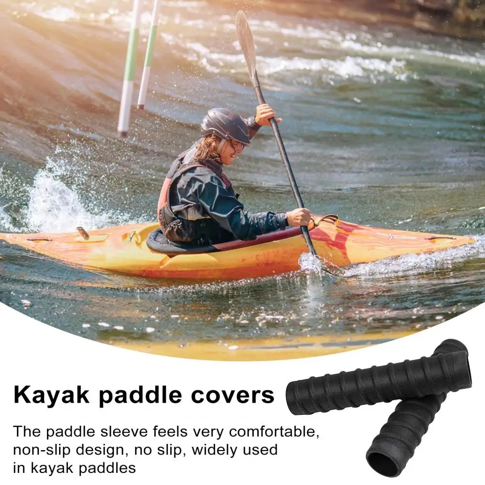 

Kayak Paddle Handle Grips Universal Non-slip Kayak Paddle Grips Durable Easy-to-install Covers for Enhanced Performance Comfort