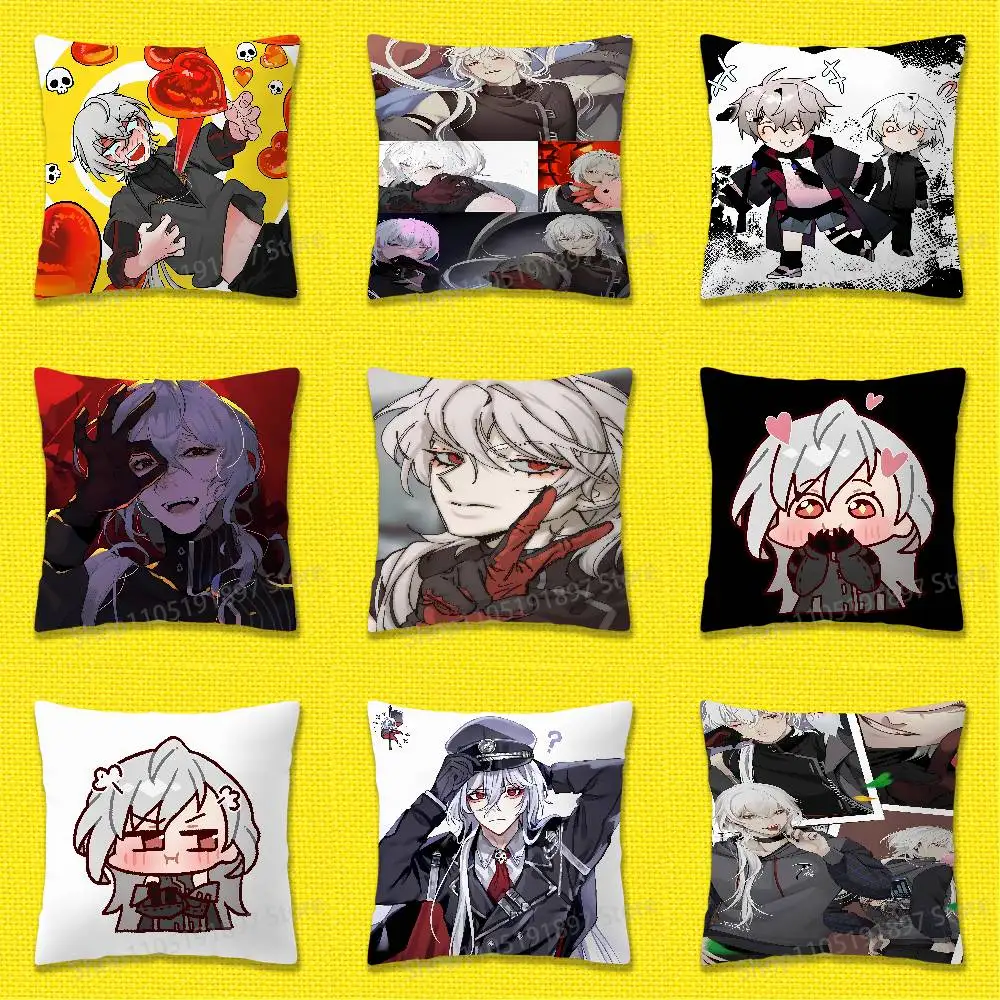 

A Date with D-Death Casper Throw Pillow Case For 45x45cm 40x40cm 55x55cm 50x50cm 30x30cm Square Car Pillowcase Shell