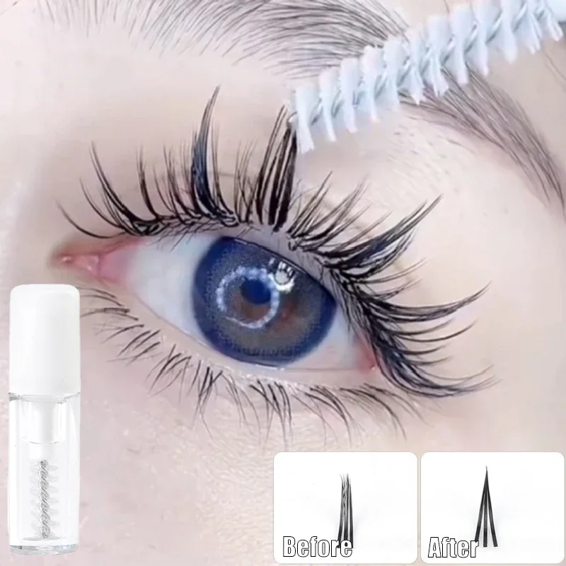 Mini Wimpern Regenmantel Set Mascara Primer Comic Wimpern Curl Coating Mascare gepfropfte Wimpern verlängerung spitze Manga Wimpern