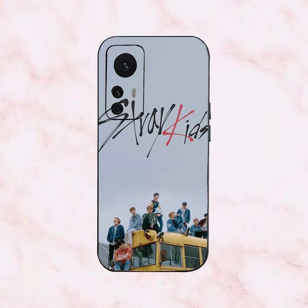 S-Stray K-Kids Men's G-Group Phone Case For Xiaomi 11 Redmi Note 11 5G 8T 9A 9 10T Note8Pro Note9 12SUltra Black Case