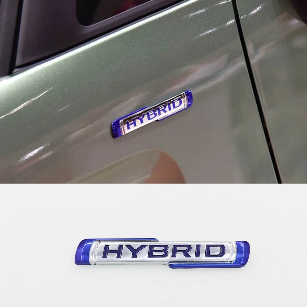 1 قطعة ثلاثية الأبعاد ABS الهجين شعار سيارة الجانب ملصق الذيل الوفير شارة السيارات الخلفي الجذع شعار الشارات اكسسوارات التصميم LM #1