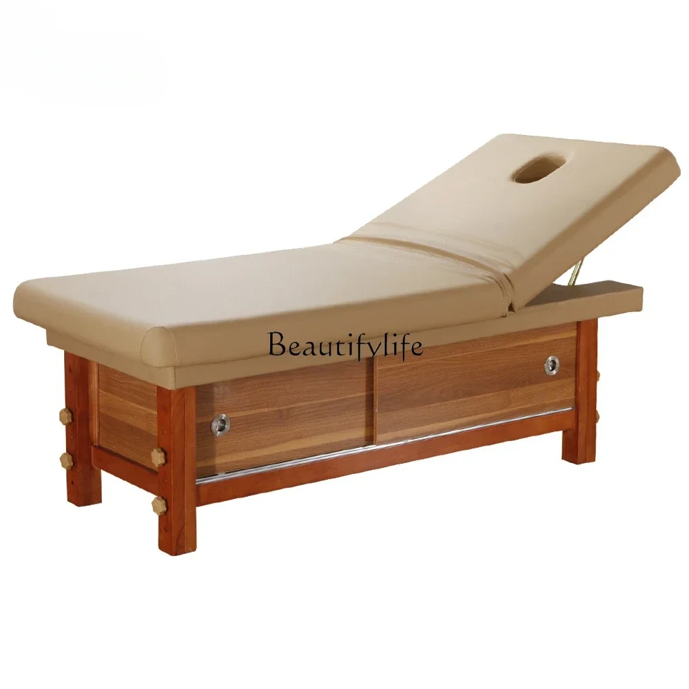 FGSolid wood massage massage massage physiotherapy beauty bed body bed setting sponge does not deform