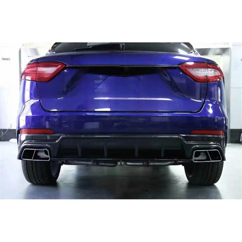 

Real Carbon Fiber Rear Bumper Lip Spoiler Kit Fit 2016-2021
