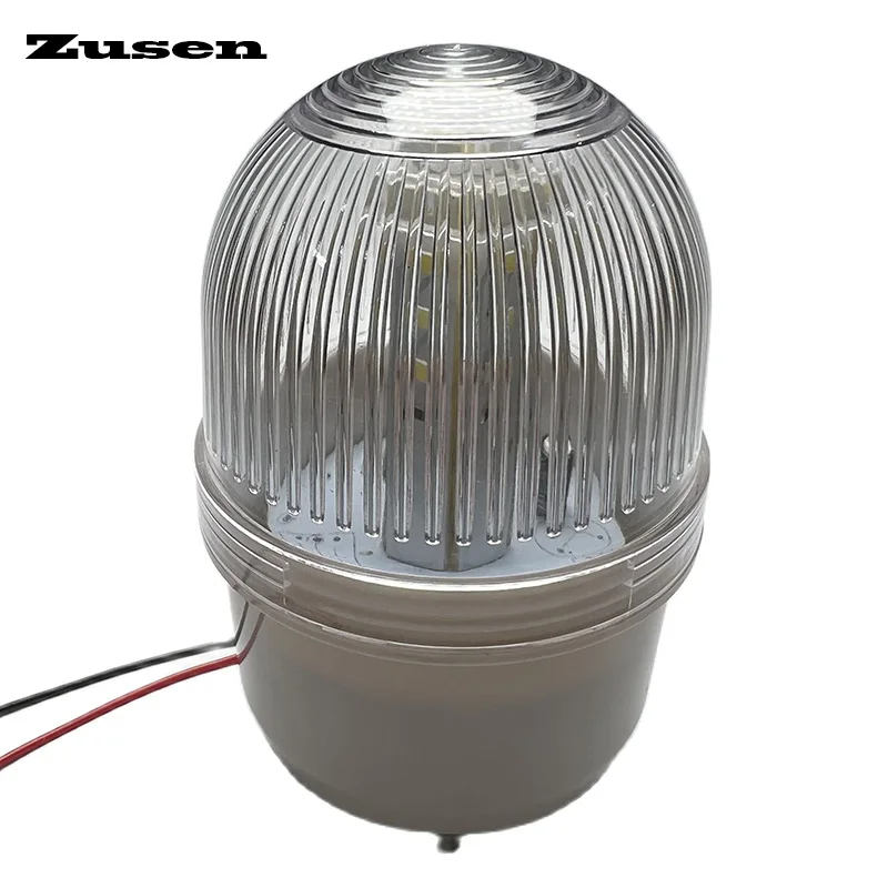 

Zusen TB72D 12V 24V 110V 220V White Color Small Flashing Light Security Alarm Strobe Signal Warning LED Lamp