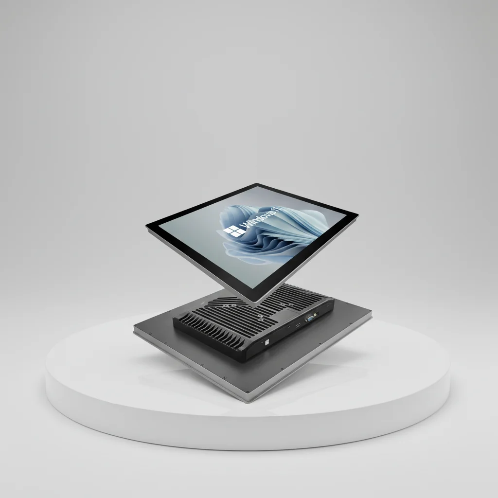 

Custom Size 12 15 17 19 Inch Display Embedded Wall Mounted Industrial Capacitive Touch Screen Monitor