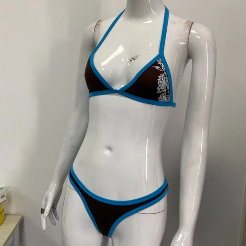 

Spicy girl tight fitting outfit, European and American cross-border hot bikini, sexy vacation strap, beach swimming design swims
