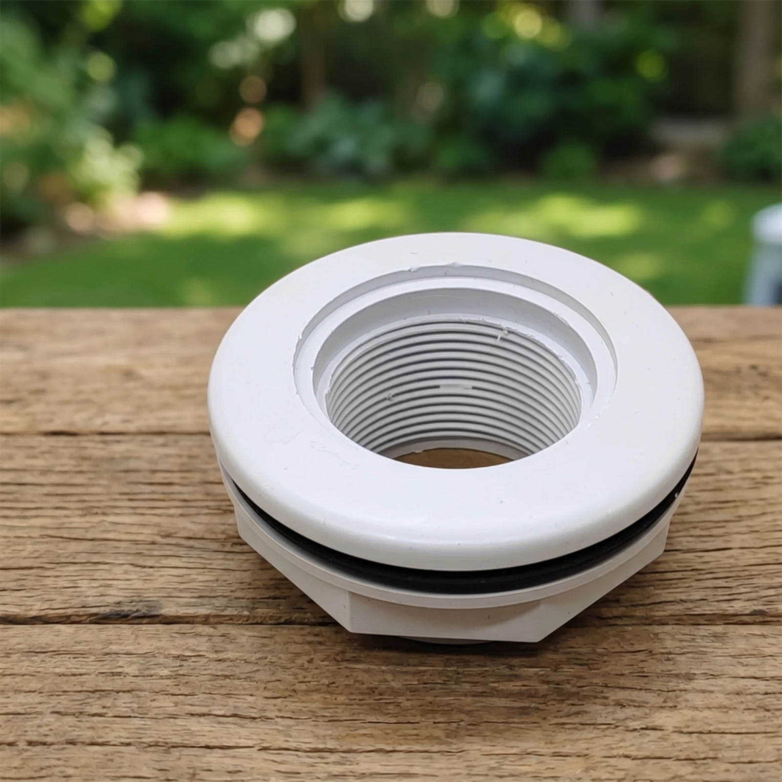 Pool Inlet Fitting with Gasket White Pool Inlet Return Fitting Replacement Leak-Proof