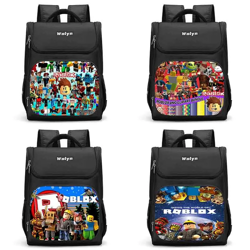 

Roblox Schoolbag Large Capacity Multiple Pockets Backpack Student's Schoolbag for Girls Boys Cartoon Cute Kindergarten Book Bags