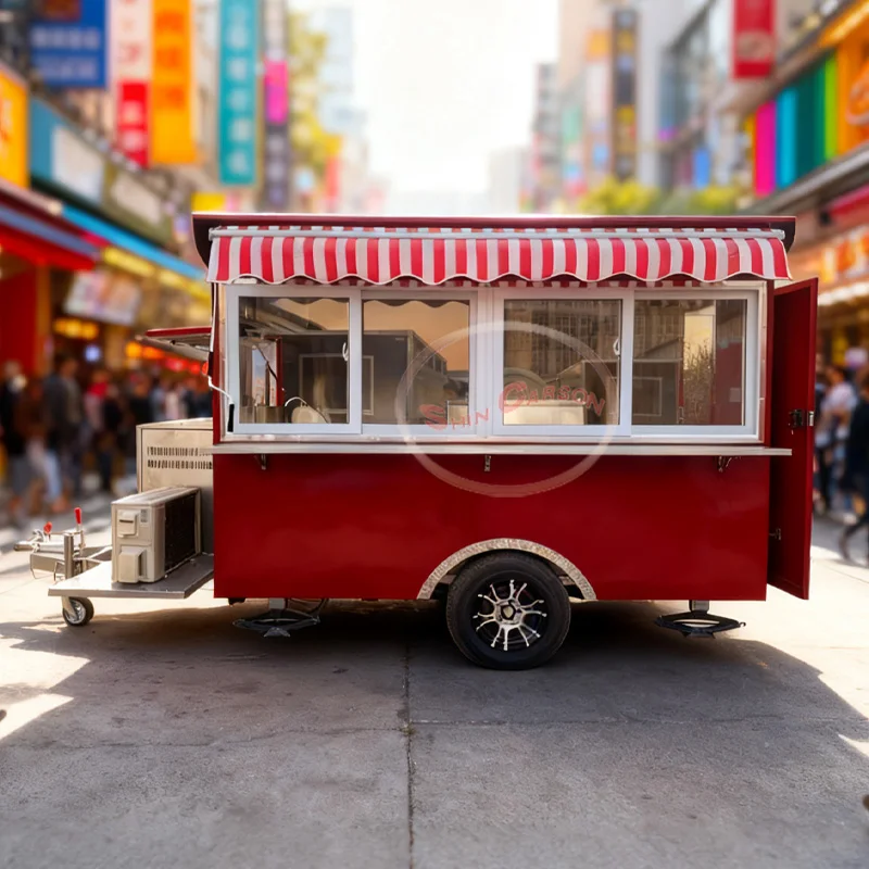 

Mobile food truck, multi-functional food truck, mobile camping vehicle, night market stall truck, snack truck