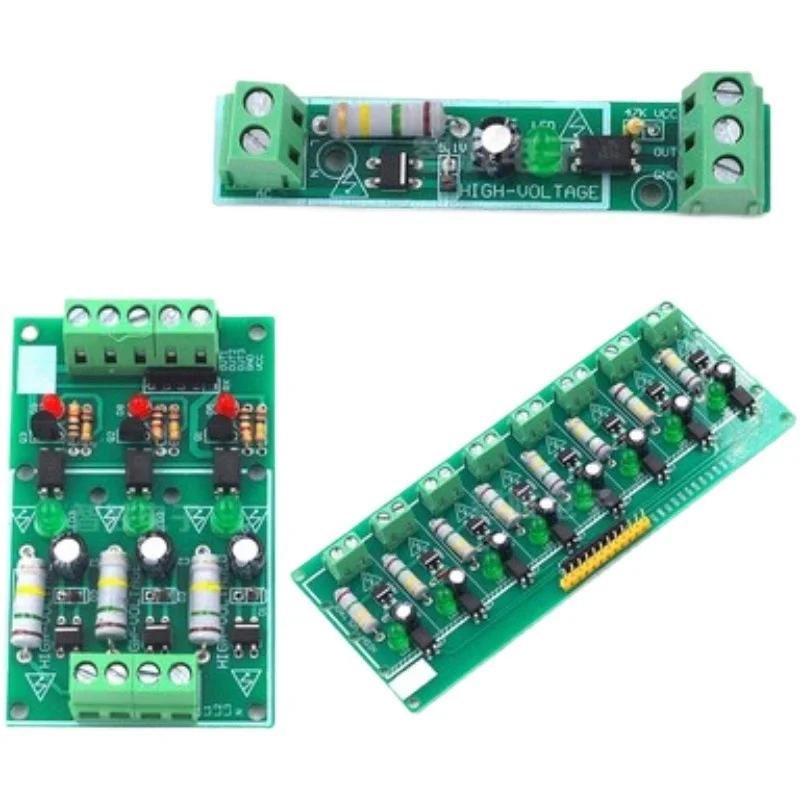 1/3/8 channel AC 220V MCU TTL Level 8 Ch Optocoupler Isolation Test Board Isolated Detection Tester PLC Processors Module  2025