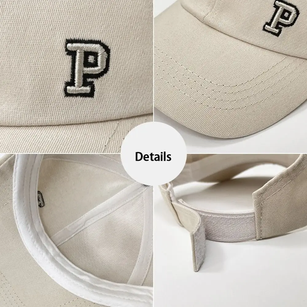 Mannen Baseball Caps Katoen Geborduurde Letter Pet Zonnehoed Hoed Koreaanse Stijl Petten Zonnehoed Meisje Honkbal Hoed Baseball Cap