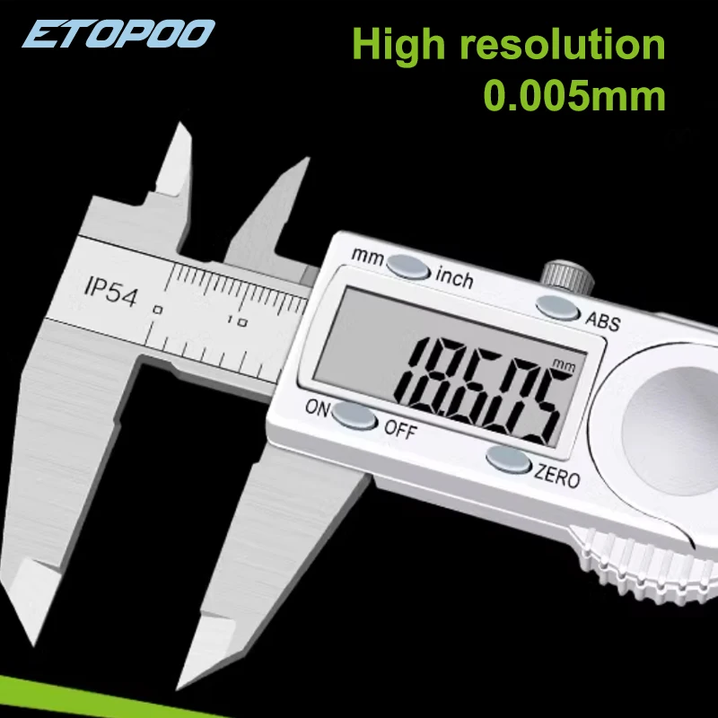 Accuracy 0.005mm Terma brand IP54 150mm 200mm 300mm digital vernier caliper micron electronic caliper thickness micrometer gauge