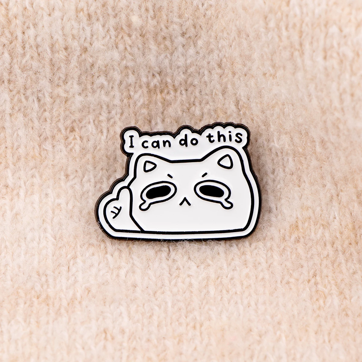 Cartoon Cat Badge Goose Brooch - Kids Toys Quotes 评论和价格