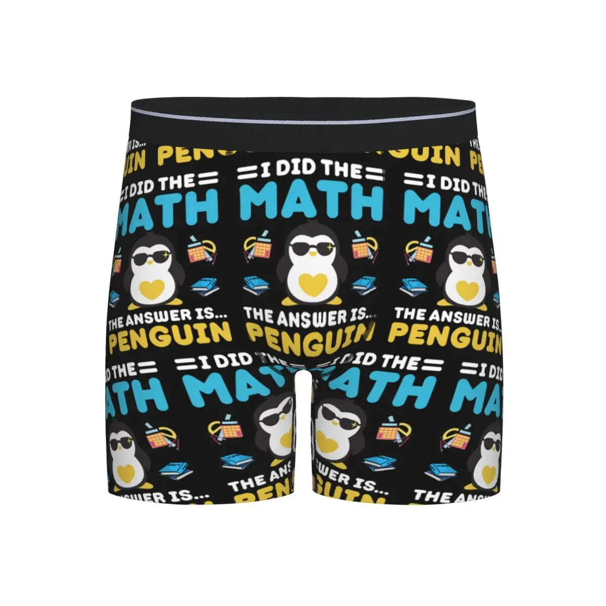 

Длинные трусы-боксеры, шорты «Я сделал математику», отвес в виде пингвина, забавные трусики для математика, мужское мягкое нижнее белье, подарок бойфренду