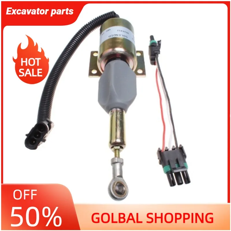 

Соленоид отключения топлива RE502474 RE516083 24 В для John Deere 120 160LC 230LC 624H