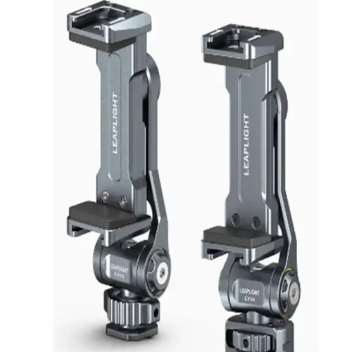 LEAPLIGHT 카메라 핫슈 휴대폰 거치대 모니터 삼각대 어댑터, 1/4 NATO/콜드 슈 포함, 삼성 마이크 라이트, 아이폰 16 15 14 13 12 