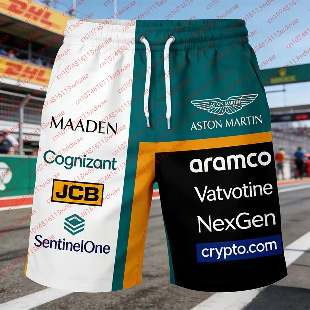 

Пляжные шорты Aston Martin, быстросохнущие модные шорты унисекс, летние повседневные шорты, мотоциклетные шорты