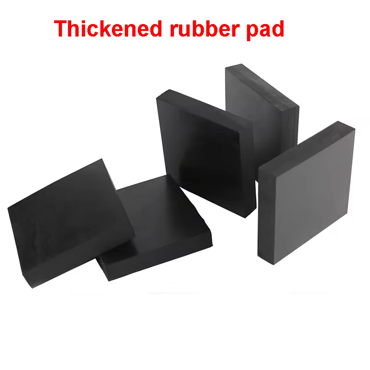 Rubber Pad Mechanical Anti Slip Cushion Pad Mold Height Increasing Pad Solid Rubber Plate Thickened