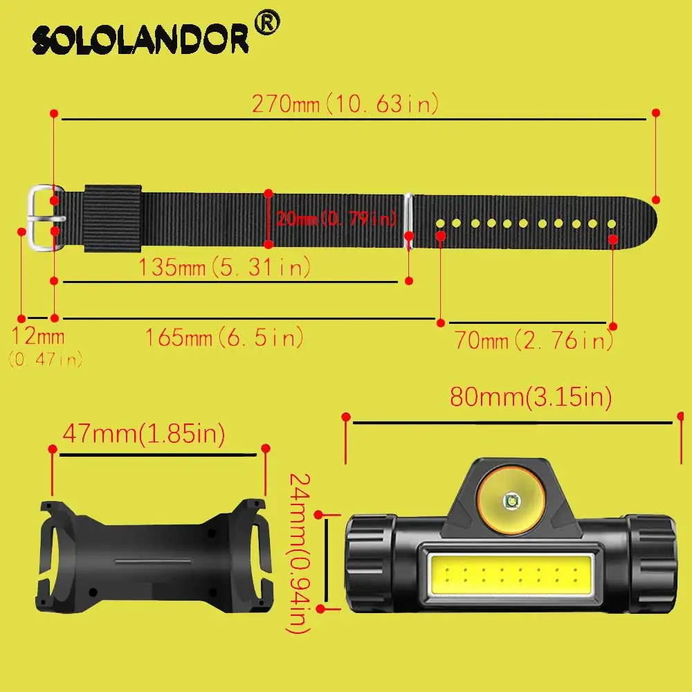 LED white Portable Light Wristlight Strap Flashlamp Night Cycling Running Fishing Lamp Wrist Band Bracelet Wristlamp Flashlamp