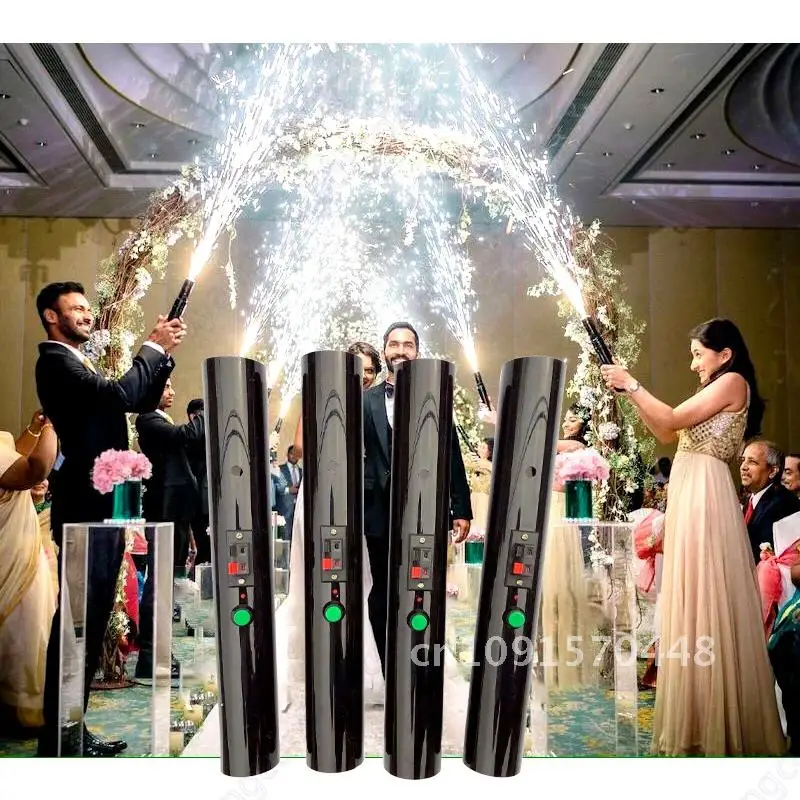 Reusable Hand Held Cold Fountain Fireworks Cold Pyro Firework Wedding Fountain Safety Stage Firing System For Birthday Party