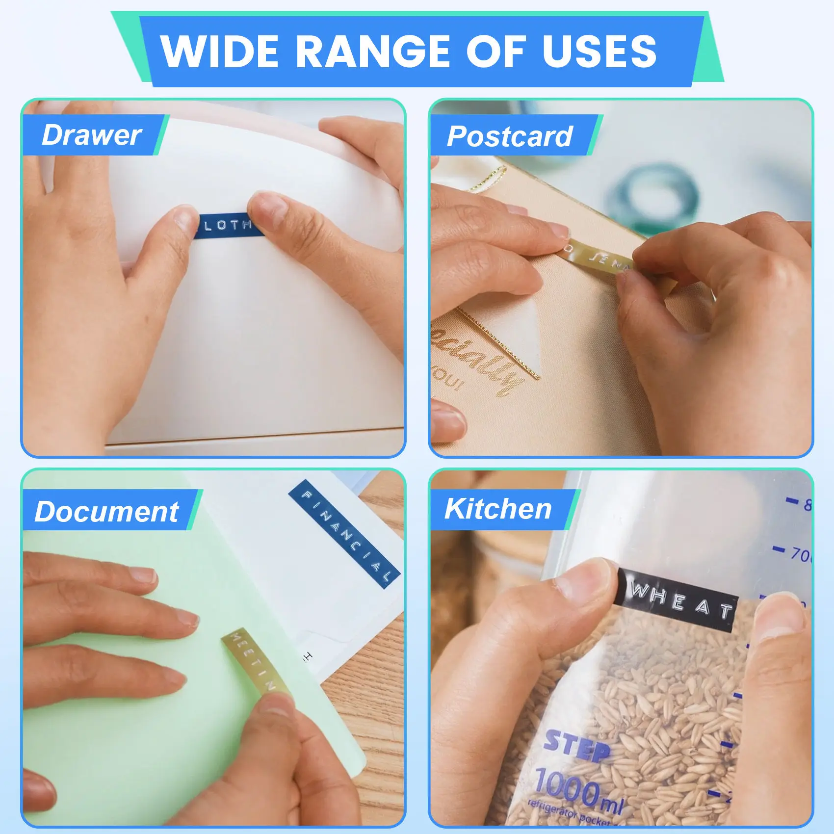 newabnr-ポータブル3dエンボスラベルプリンター-diy手動ラベル印刷-12965-手動タイプライター-ブルー