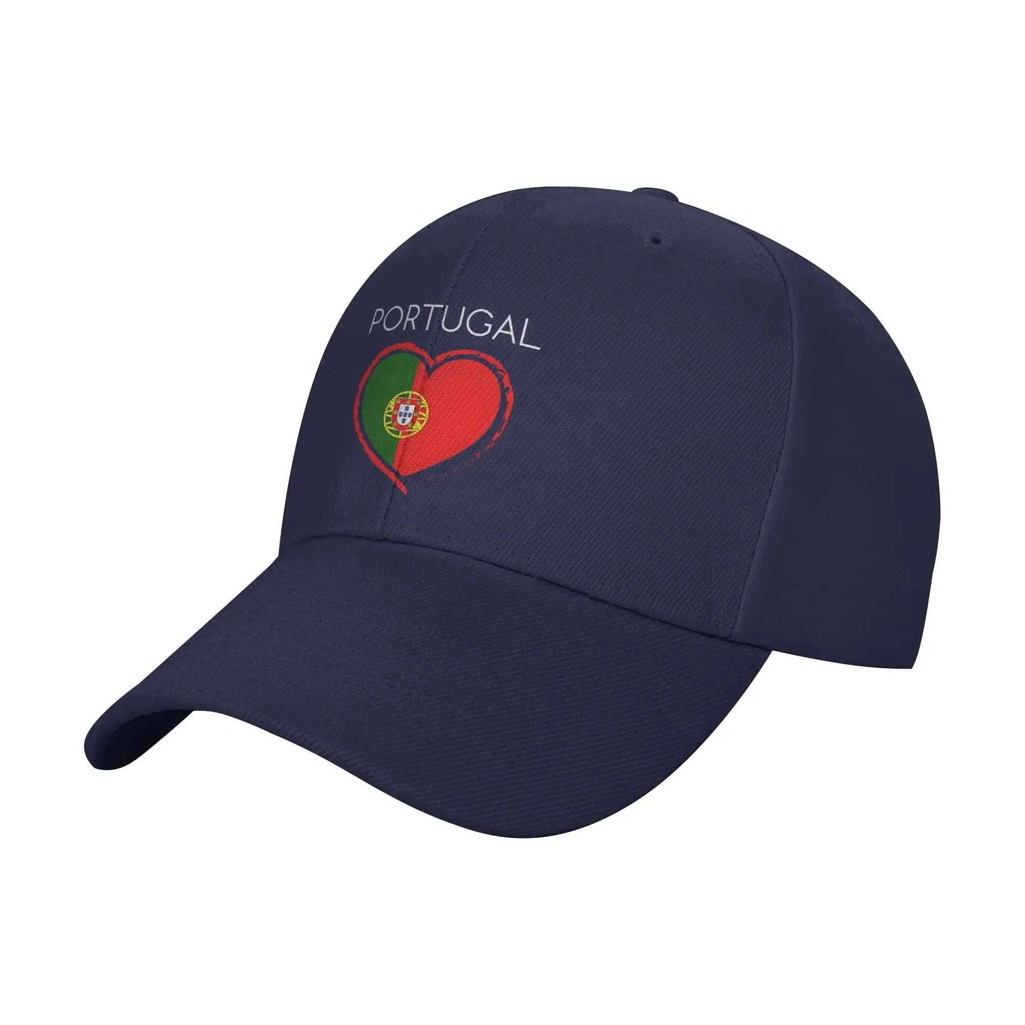 New Portugal Flag - Portugal Love  Sun Baseball Cap  Summer y2k Retro Trucker Hat For Unisex Men Kpop Rock Snapback Cap