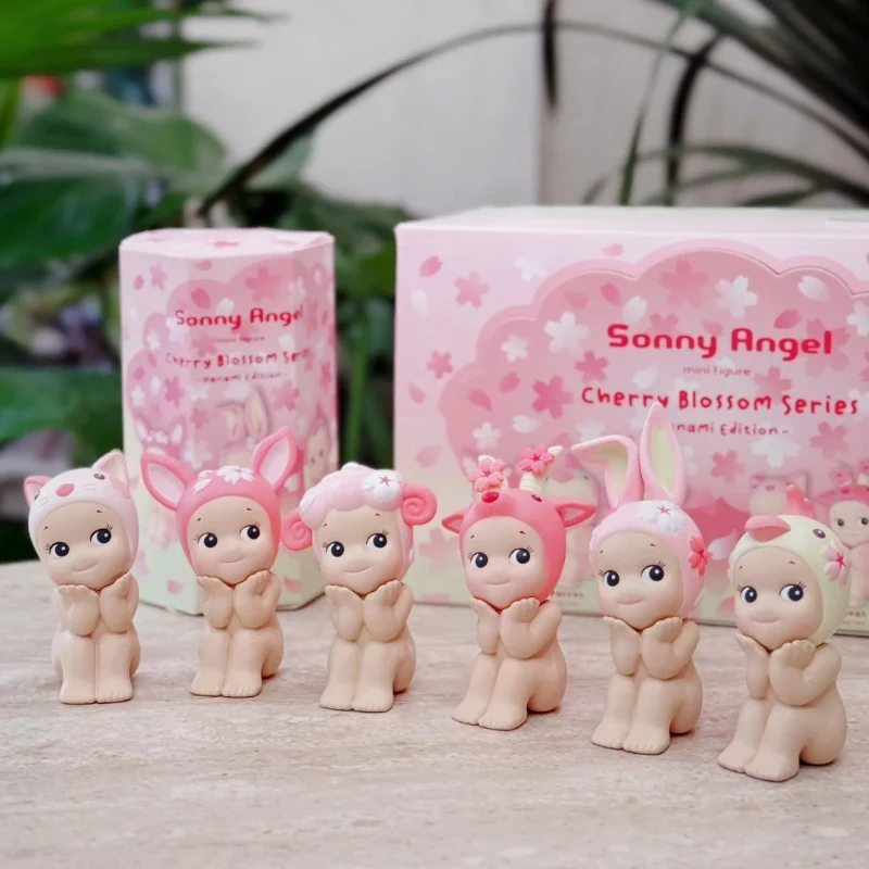 

Оригинальный Sonny Angel Cherry Blossom Series Mystery Blind Box Kawaii Мини-фигурка Орнамент Коробка-сюрприз Игрушка Детский подарок на день рождения
