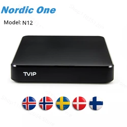 Amazing Tvip605 SE Nordic one tv box Amlogic S905X Android and Linux System iptv Set Top Box VS TVIP605 4K