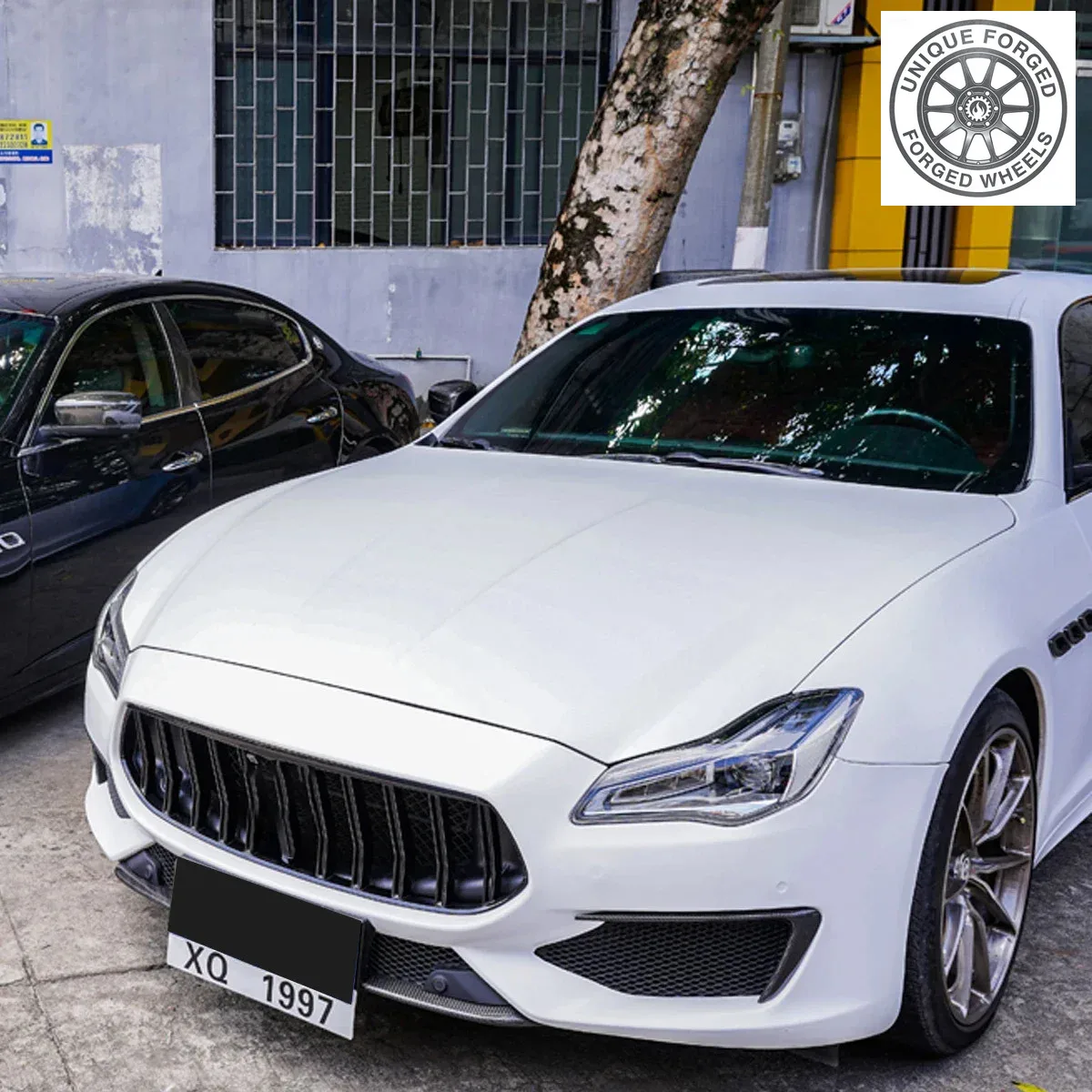 

Комплекты для тюнинга BCCar для Quattroporte: обвесы Trofeo, передний и задний бамперы, решетка радиатора, задний спойлер, фары, задние фонари.