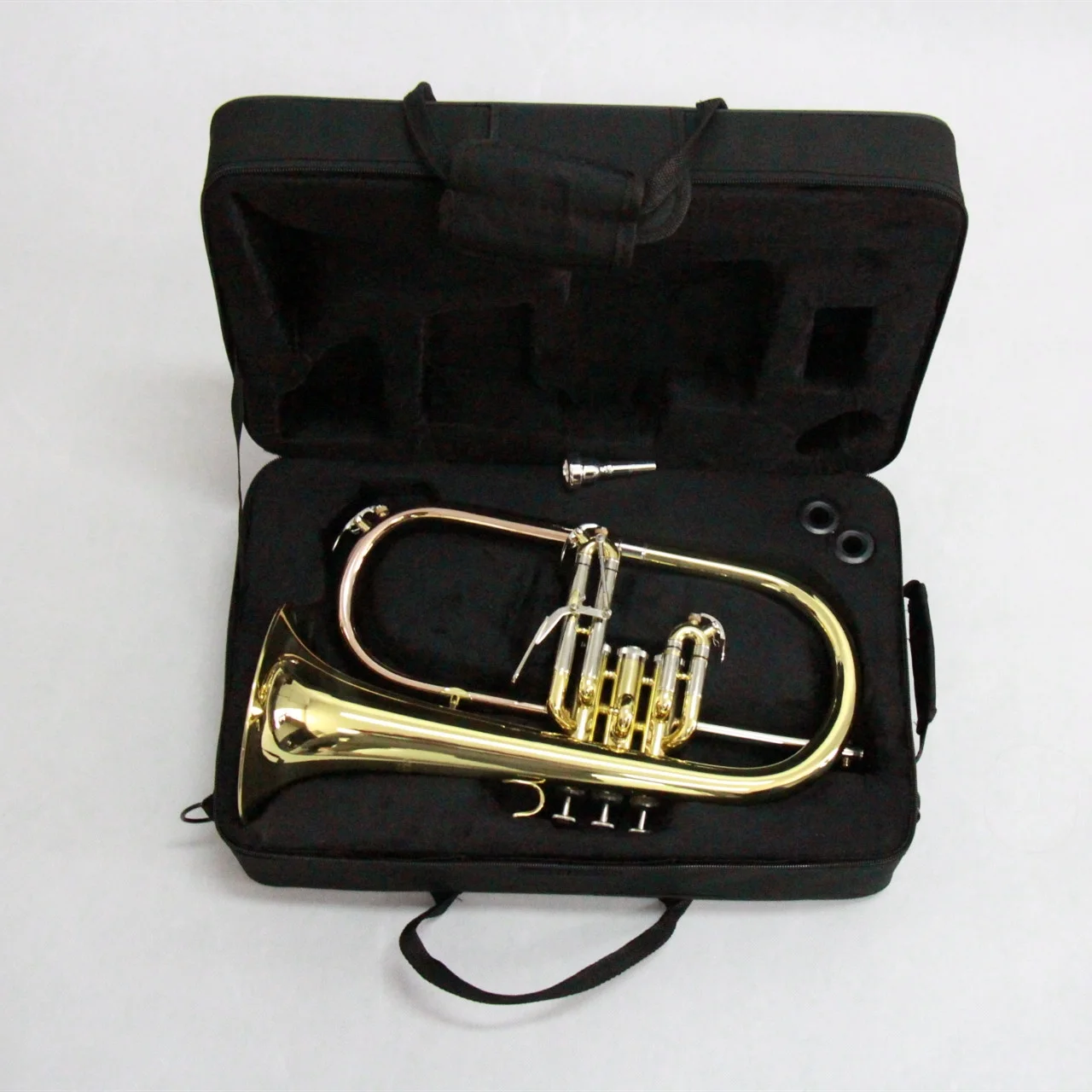 

Professional Best Quality Bb Flugelhorn Fast Delivery Brass Bb Flugelhorn For Stage Performance Wind Instrument Accessories