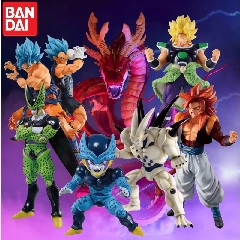 ¡En stock! Figura de acción original de Bandai Ichiban Kuji Dragon Ball Super Rival Showdown Red Dragon Goku Gogeta Broly Cell