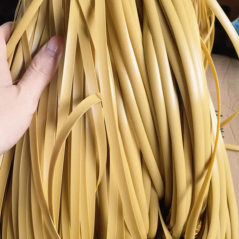 500g/roll 8mm Wide Wood Color Plastic Rattan Weaving for DIY Handmade Furniture Chair Table Repair Renovation