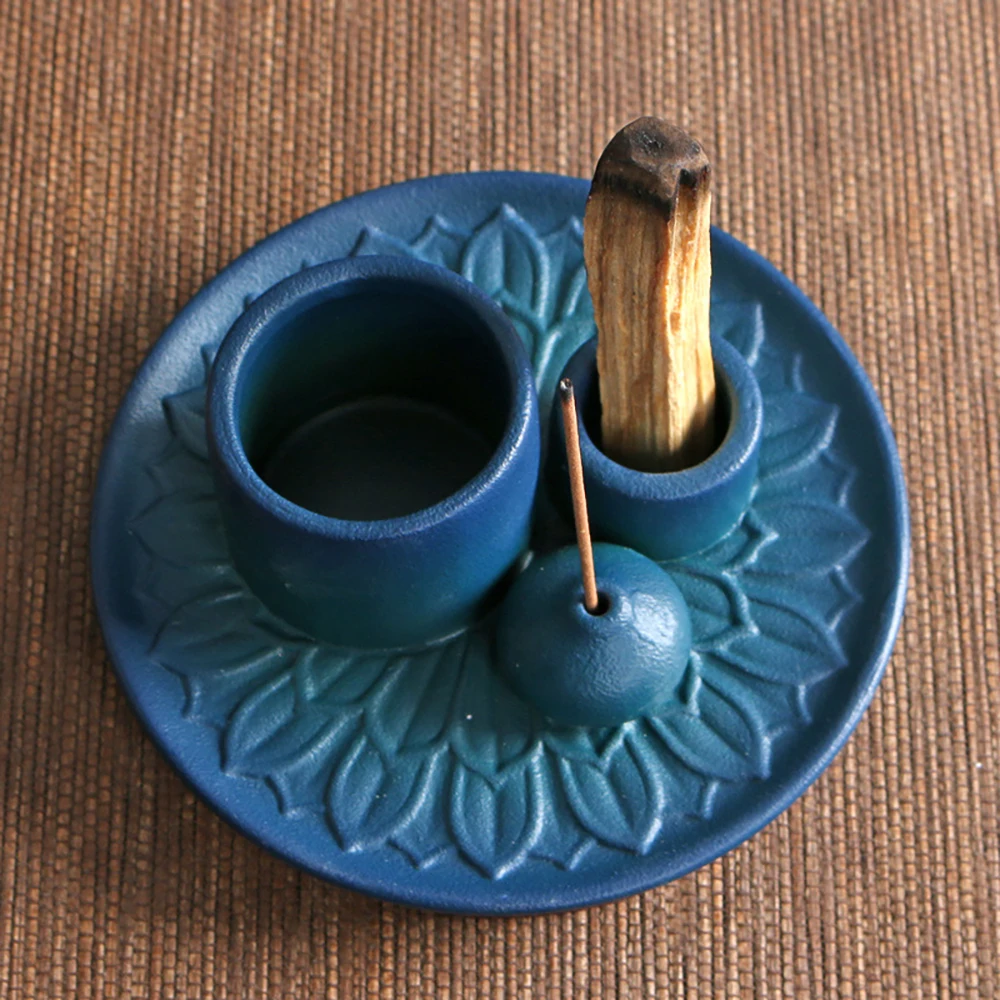 Silicone Mold For Concrete Diffuser Holder Multifunction Incense Stick Holder Jesmonite Gypsum Resin Pan Aromatherapy Stove Mold