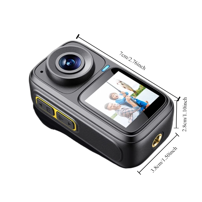 Waterproof sports camera 4K 30FPS full high definition WiFi connection  outdoor bicycle diving high definition camera