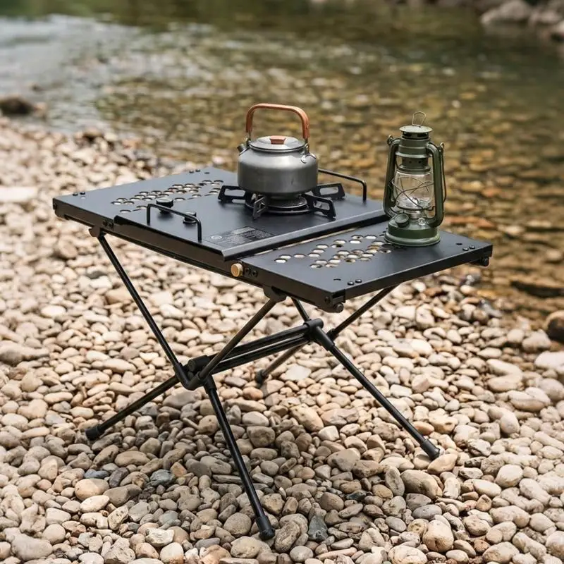 Travel Folding Outdoor Table For Camping and Picnics, Lightweight Foldable Camping Table Space Saving Picnics Table JOME