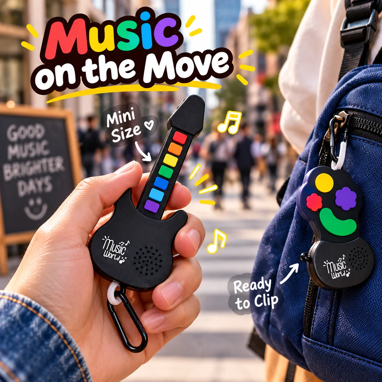 Mini Foldable Electronic Piano Keychain 9 Mini Foldable Electronic Piano Keychain