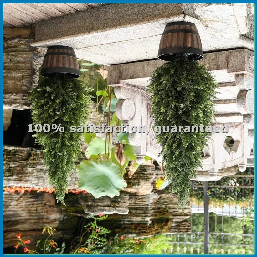 

Искусственные растения в горшках: сосна и кипарис, декор для отелей, напольное украшение, имитация дерева, новогодние елочные украшения - A69M